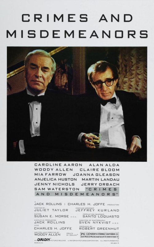 Portada Crimes and Misdemeanors
