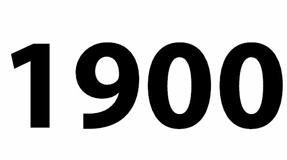 📆1900